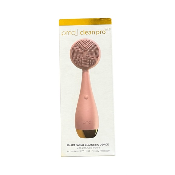 PMD Clean Pro Gold Facial Cleansing Device 24K Pink Smart Massager - Picture 1 of 8